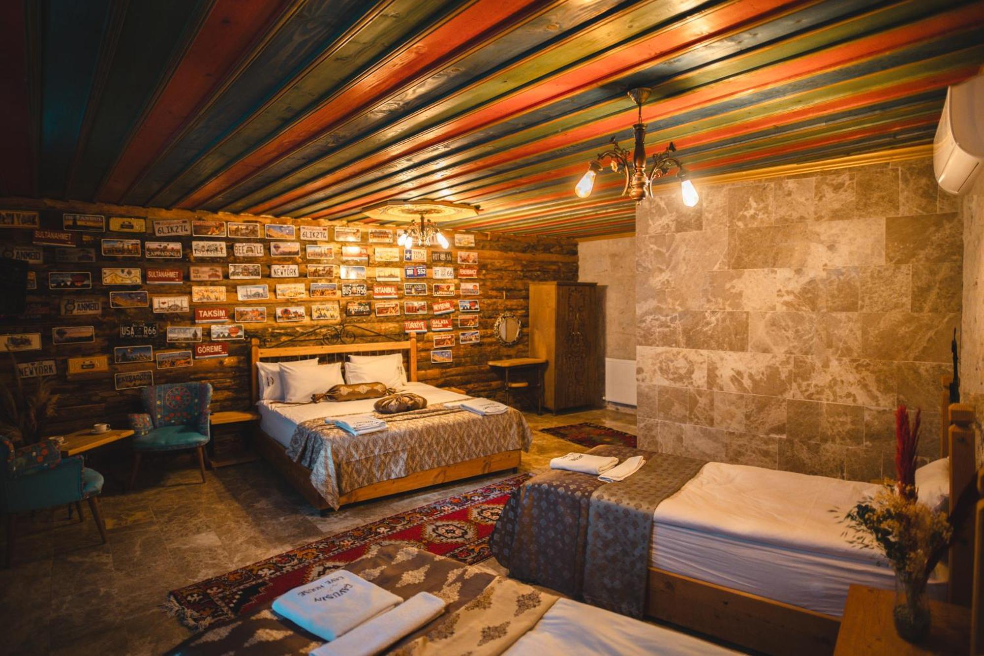 Cavusin Cave House-Cappadocia Bed & Breakfast เกอเรเม ภายนอก รูปภาพ