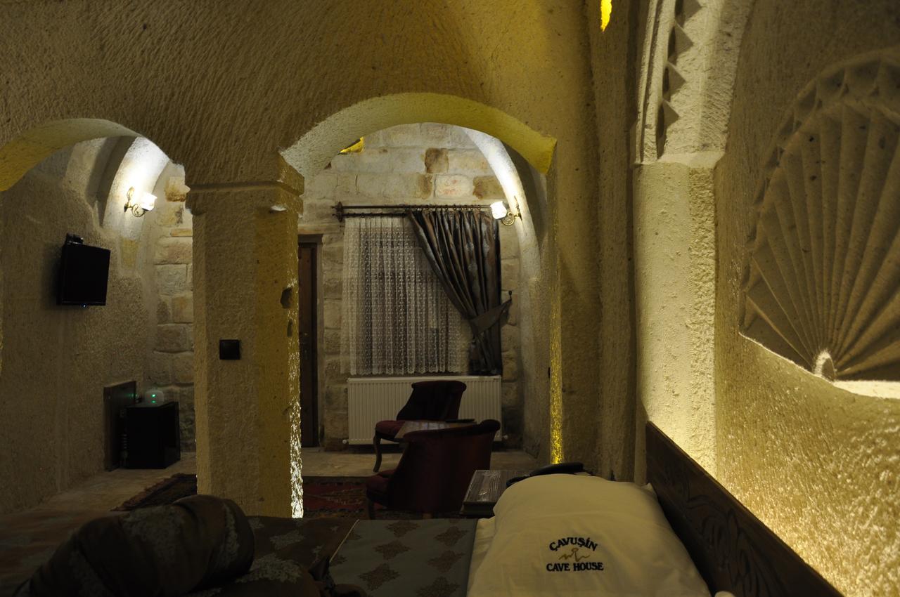 Cavusin Cave House-Cappadocia Bed & Breakfast เกอเรเม ภายนอก รูปภาพ